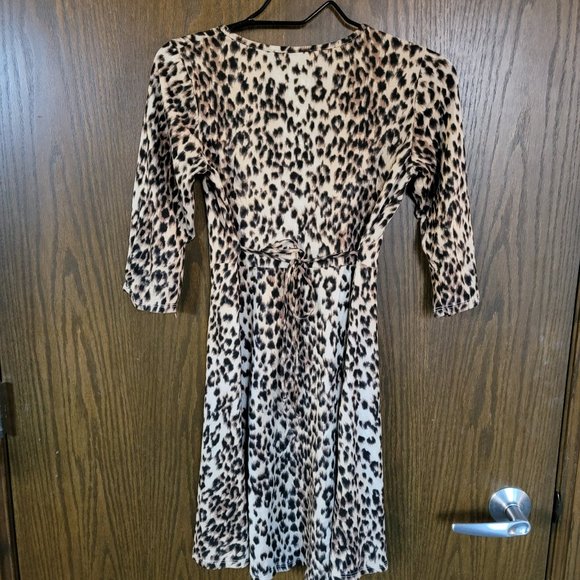 Speechless Girls Leopard Stretch Dress Size 16 - Picture 4 of 9